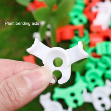 150pcs Plant Clips Bending Tool for Flower Vines Low-Pressure Training 90 Degree Stem Support Red