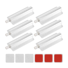 Lot de 6 loquets magnétiques à pousser pour porte d'armoire, pour ouvrir le loquet de porte, double