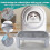 Adjustable Cat Ramp for Litter Box Elevated Boxes Double Layered Trapper 4