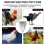 2 Chicken Restraining Cone for Poultry,Suitable Layers,,Roasters,and Turkeys-Flat-BackDesign, Easy to Clean 6