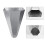 2 Chicken Restraining Cone for Poultry,Suitable Layers,,Roasters,and Turkeys-Flat-BackDesign, Easy to Clean 2