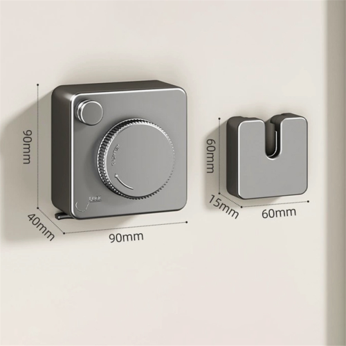 Étendoir à linge rétractable, étendoir robuste de 4,2 m, fixation murale, gris 2