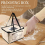 Bread Proofing Box with Heater for Precise Temperature Fermentation, Folding Zippered Dough Proofer Warming EU Plug 4