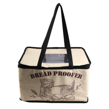 Bread Proofing Box with Heater for Precise Temperature Fermentation, Folding Zippered Dough Proofer Warming EU Plug