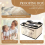 Bread Proofing Box with Heater for Precise Temperature Fermentation, Folding Zippered Dough Proofer Warming EU Plug 5