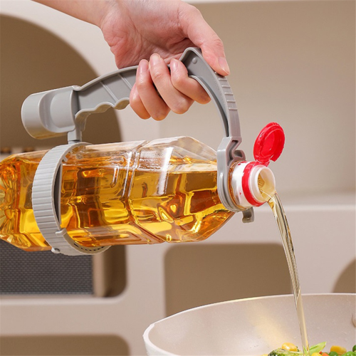 Beverage Bottle Pouring Handle Precisely Control Flow Rate Built-in Opener 2