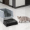 Cat Litter Box Ramp with Filter Function, Double Layered Self-Cleaning Trapper Storage Black 8