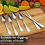 10pcs Grapefruit Stainless Steel Flatware Set,Grapefruit Spoons and Knives with Serrated Edge 5