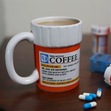 Mug Medicine Bottle Dress Up Coffee Cup Tea Lover Collection Gift
