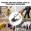 Dog Mouth Guard Adjustable Mesh Muzzle Barking Stopper Pet Supplies M 6