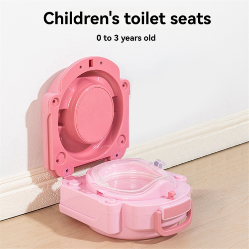 Riduttore WC portatile da viaggio per neonati e bambini, adatto per uso esterno, campeggio e auto. 2