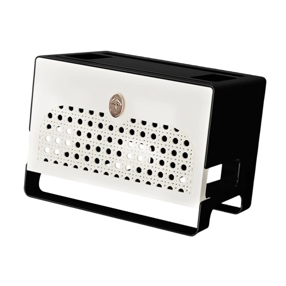 Cable Management Box For Power Outlets, Router,Tv Wires, Usb Hub - Hollow Panel Design Multifunctional Cord Organizer B 4851366169926
