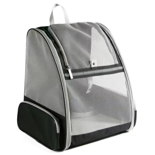 Cat Bag Portable Backpack Pet Foldable Large Capacity Breathable Black