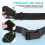 Luggage Connector, Straps for Suitcase,Adjustable Attachment Endless Connect Your Together 2