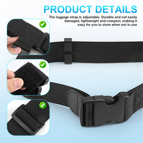 Luggage Connector, Straps for Suitcase,Adjustable Attachment Endless Connect Your Together 1