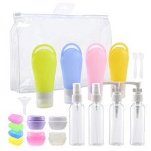 Travel Bottles for Toiletries , Silicon Refillable Essentials,Squeezable Accessories Lotion,Shampoo