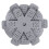 Thickened Pot Protection Pad Cookware Suitable for Stacking Flower-Shaped Coaster Table Mat 7