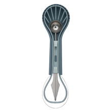 Obstschneider, -schneider und -schaufel – Multifunktionales Tranchiermesser, Fruchtfleischtrenner, ideales Küchengerät