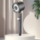 New Strong Pressure Water Saving Filter Shower Head 5 Modes Handheld One Button Stop Bathroom Accessories B 2