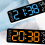 Electronic Clock Simple Multifunctional Rectangular Large Font Alarm Can Be Hung or Stood A 5