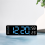 Electronic Clock Simple Multifunctional Rectangular Large Font Alarm Can Be Hung or Stood A 4