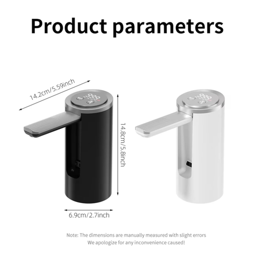 Foldable Electric Water Dispenser Pump Automatic Bucket TYPE-C Charging Long Battery Life A 1