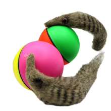 Elektrischer Rollball für Frettchen, Interaktionsspielzeug für Hunde und Katzen, zufälliges Training von Beweglichkeitsspielzeug