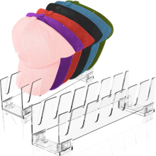 Hutständer-Organizer, 2er-Set, für bis zu 14 Baseballkappen, Gorras-Hüte, Präsentationsständer für Schlafzimmer, Schrank, Kommode und Büro