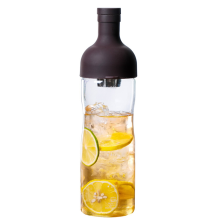 Manuelle Cold Brew-Kaffeemaschine aus Glas, tragbare Kanne, für Eis- und Früchtetee im Sommer, 800 ml