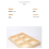 Desktop Wooden Storage Rectangular 3 Grid Box Office and Kindergarten Stationery Multi-Grid Square Grids 2