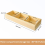 Desktop Wooden Storage Rectangular 3 Grid Box Office and Kindergarten Stationery Multi-Grid Square Grids 4
