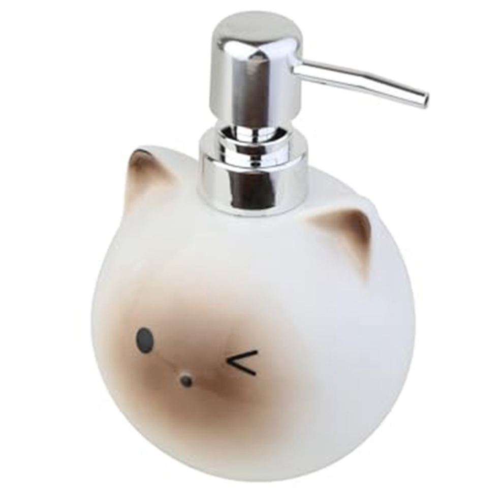 Ceramic Hand Soap Refill Bottle Bathroom Lotion Pump Cute Shower Gel Shampoo Exogio