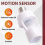 2PCS AC110-220V 360Degree Pir Induction Motion Sensor IR Infrared Human E27 Plug Socket Switch Base Led Bulb Lamp Holder 6