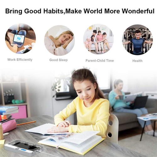 Portable Phone Timer Lock Box for and Android Phones, Self-Control Locker to Help Kids,Students 1