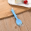 Disposable Plastic Fork and Spoon Individual Packaging for Ice Cream Yogurt Fruit Salad B 3