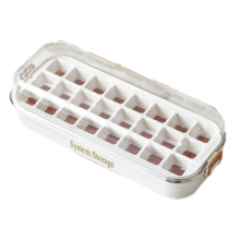 24Grid Type Ice Tray Mold Food Grade Silicone DIY Maker Ice-Cube Tray,A