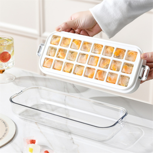 24Grid Typ Eiswürfelform Lebensmittelqualität Silikon DIY Maker Eiswürfelschale,A 1