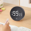 Magnetic Countdown Clock Kitchen Timer Manual Digital Stand Desk Cooking Shower Study Stopwatch White 5