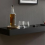Modern Minimalist Wall Mount Wine Cabinet Rack Floating 5