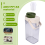 1LCold Brew Coffee Maker,Heavy Duty Jar with Handle,LeakProof Lid,Ideal for Cold Brewing,Kitchen Essential 5