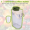 1LCold Brew Coffee Maker,Heavy Duty Jar with Handle,LeakProof Lid,Ideal for Cold Brewing,Kitchen Essential 8