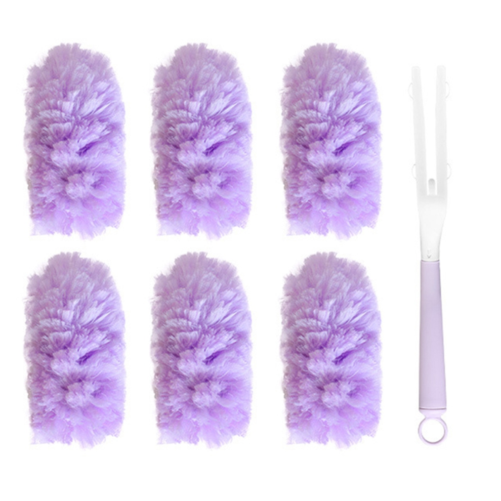 Scent Electrostatic Duster Adsorption Multi-Function Dust Household Cleaning B White/Peach 4851366186763