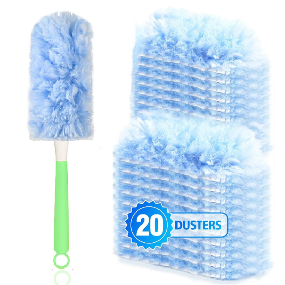 Electrostatic Duster Double-Sided Adsorption Household Multi-Function Replacement Kit Accessories C Blue 4851366186770