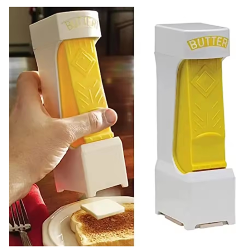 Portable Butter Cutter Cheese Slicer Squeeze Dispenser Automatic Tool Handheld 1
