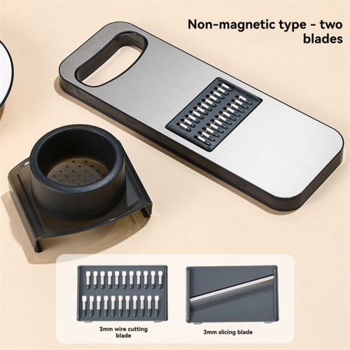 Multi-Function Slicer Kitchen Slicing Tool Home Use Handprotected Potato Machine Stainless Steel 2