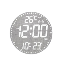 Orologio elettronico digitale con calendario da parete, soggiorno, decorativo, appeso, colorato, intelligente, B