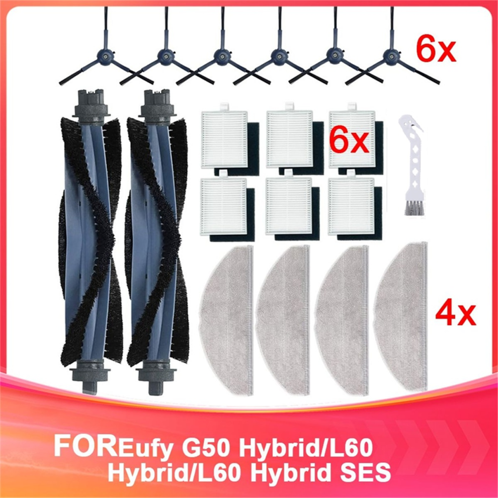 Exogio For G50 Hybrid/L60 Hybrid Robot Vacuum Cleaner Replacement Parts Accessories Main Side Brush Filter Mop Cloth