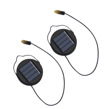 Confezione da 2 luci solari da 600 mAh, ricambio per lanterne da esterno, impermeabili, da giardino, cortile, regali di compleanno fai da te