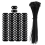 100PCS Cord Locks 2 Hole Plastic Black Clamp for Ropes End Spring Toggle Stopper Slider, 1