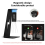 WDT Tool Espresso Distribution with Magnetic Stand,Adjustable Range Coffee Needle Stirrer Dosing Funnel Set,A 2